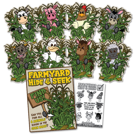 Hide & Seek Corn Maze Characters