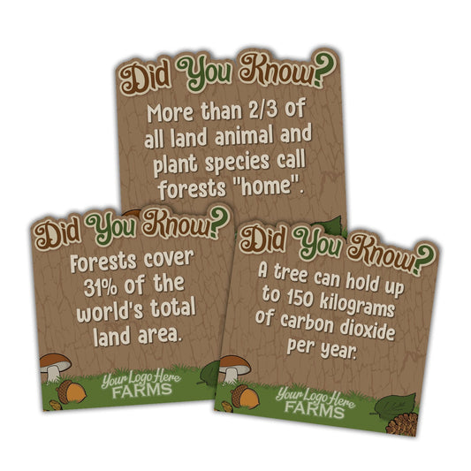 Forest Trivia Trail - (10 fact panels)