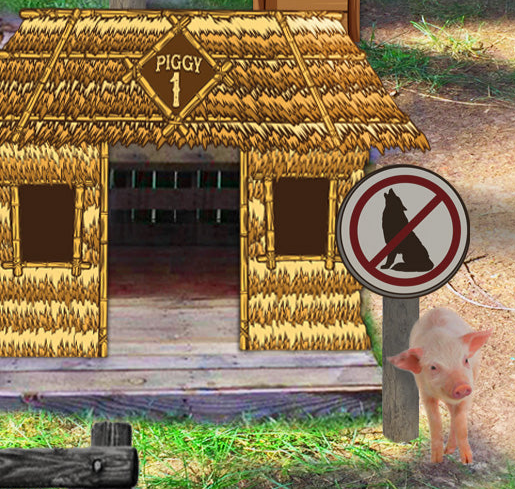 3 Little Pigs • a storybook display