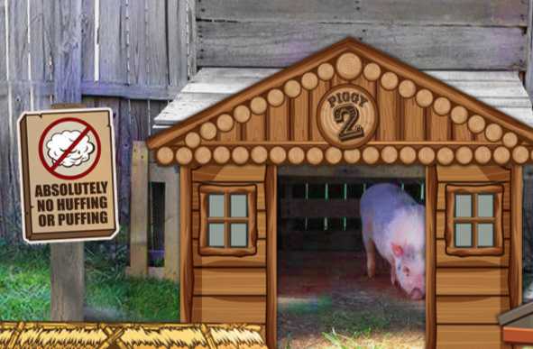 3 Little Pigs • a storybook display