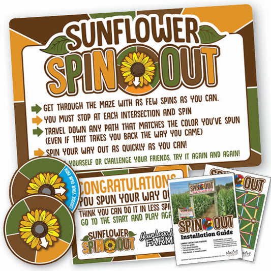 Sunflower SPIN OUT 🌀 Maze Challenge