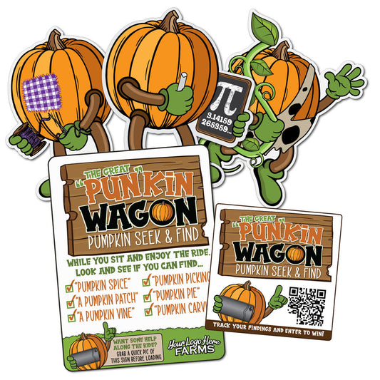 'PUN'kin Pals 🎃 a Seek & Find Tractor Ride.