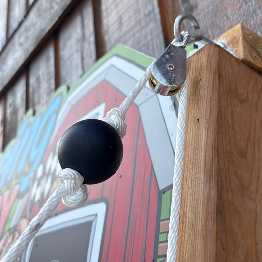 New ropes with Pulley Stops (1 pair)