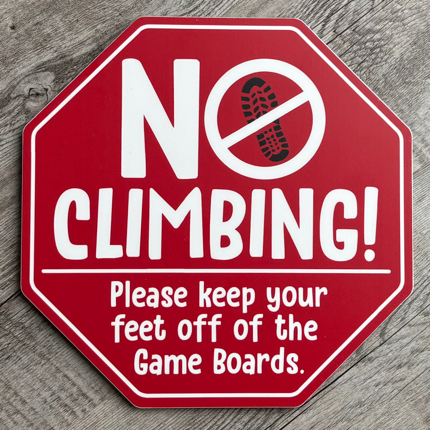 Safety Signs for Ball Climbers