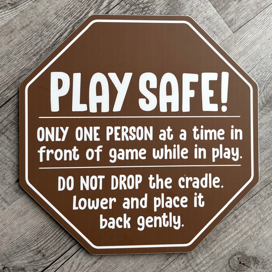 Safety Signs for Ball Climbers