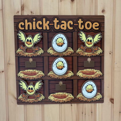 Chick Tac Toe | Wall Mounted