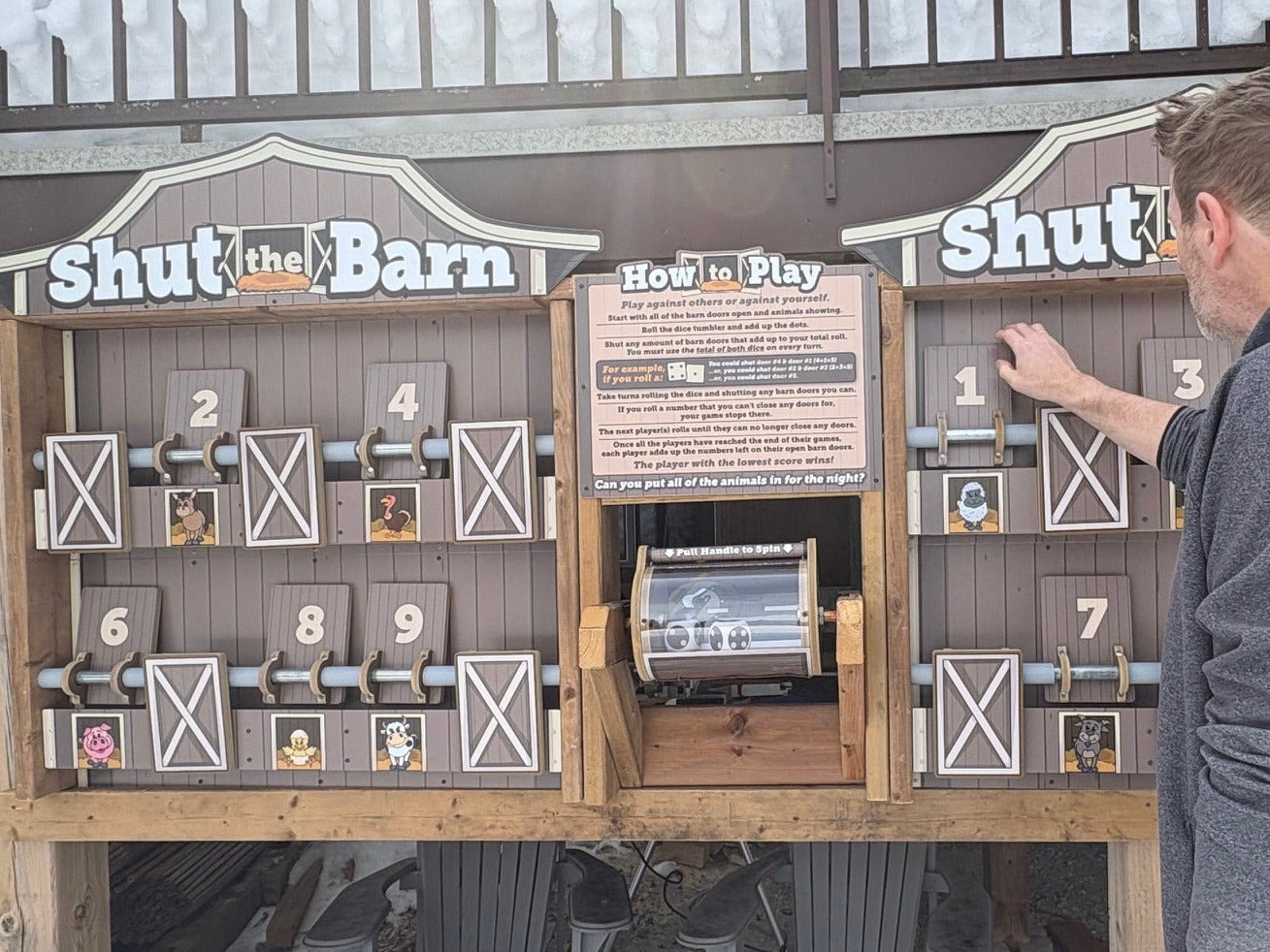 Shut the Barn! **Grey/Brown**