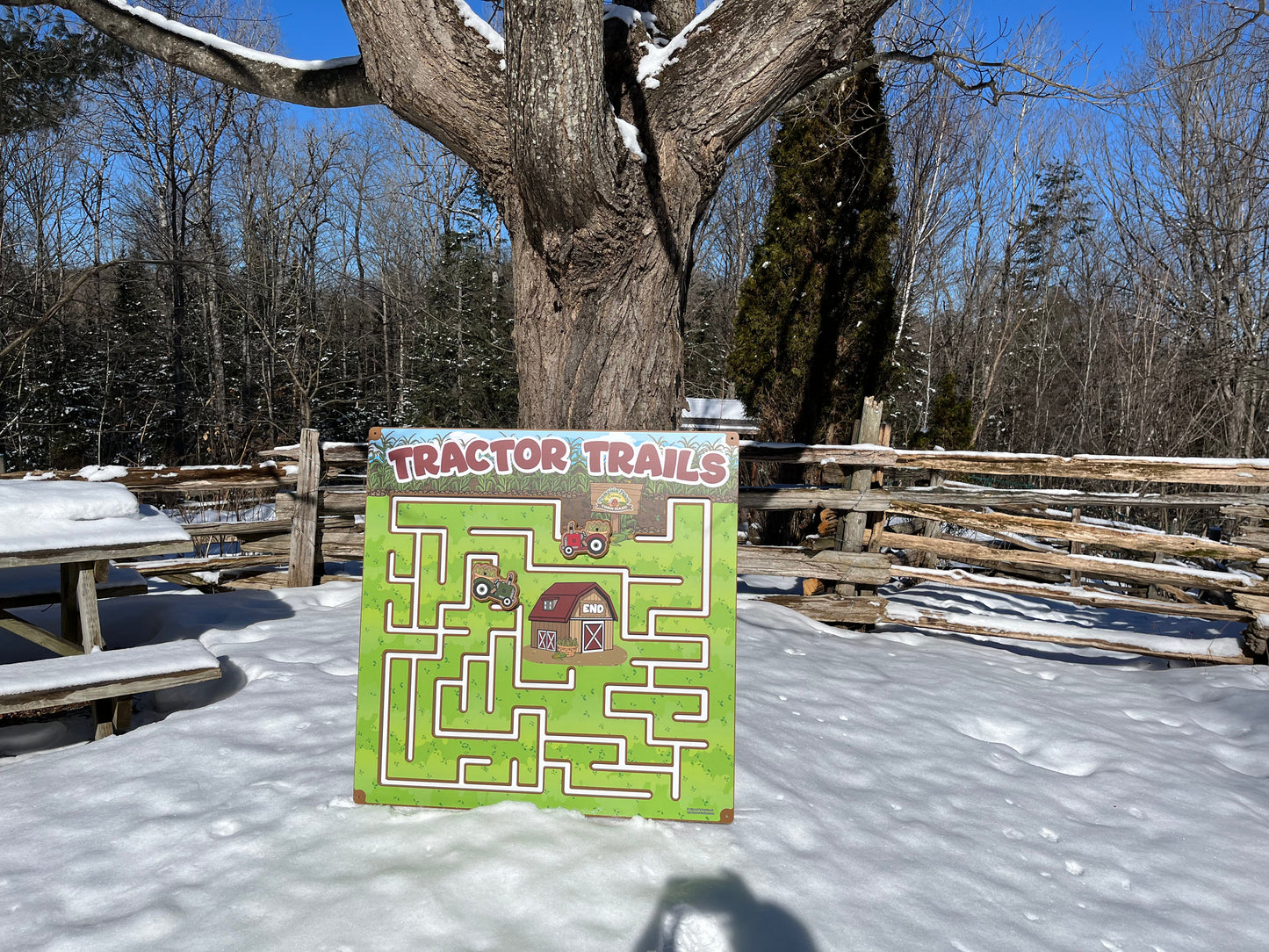 Tractor Trails Channel Maze