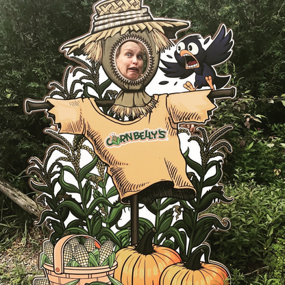 Scarecrow Photo Opp with face-hole