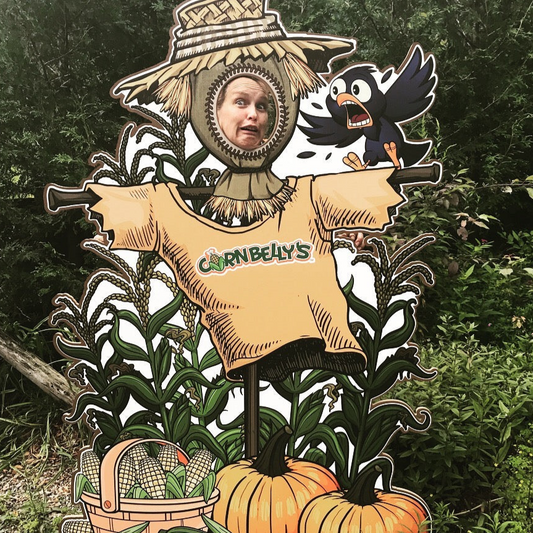 Scarecrow Photo Opp with face-hole