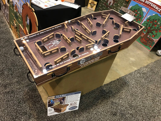 'Rolling Bones' Shaped Tilt-a-Maze