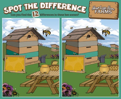 Bees & Honey - Spot the Difference