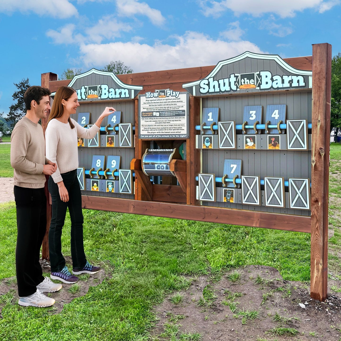 Shut the Barn! **Grey/Brown**