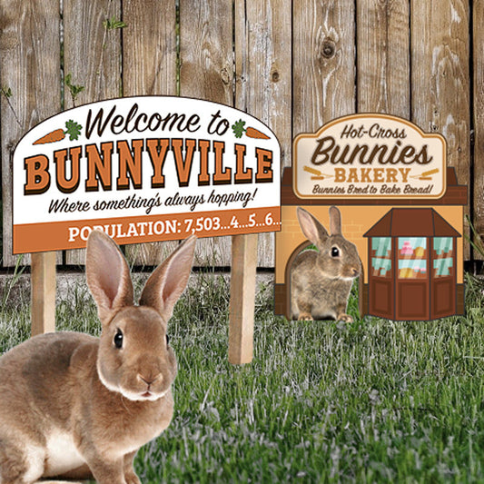 Bunnyville - a memorable rabbit display