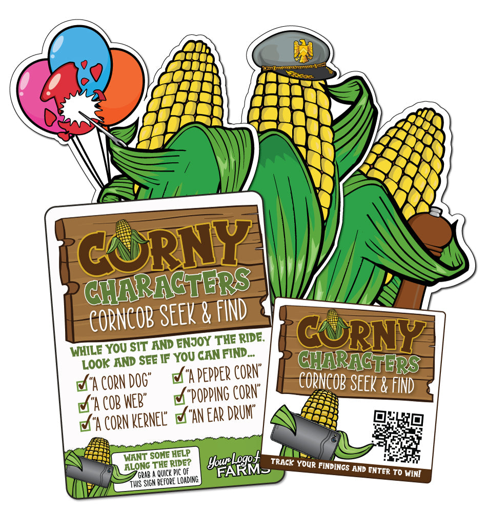 Corny Characters -  Seek & Find Tractor Ride.