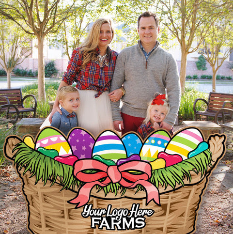 Easter Egg Basket  (Stand Behind)