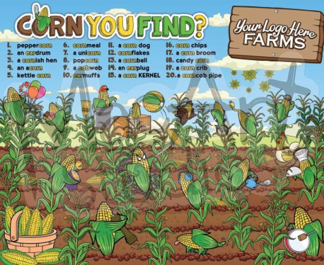 Corn You Find Gameboard
