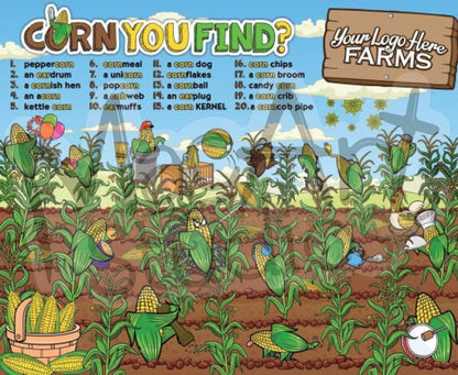 Corn You Find Gameboard