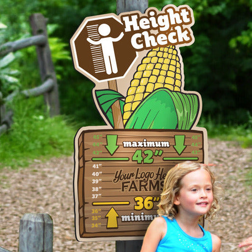 Height Check Signs | Sets of 3