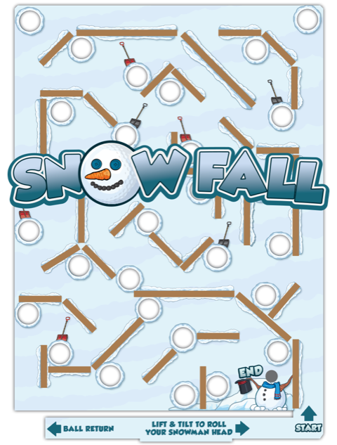 Snowfall Tilt-A-Maze