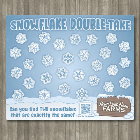 Snowflake Double Take!