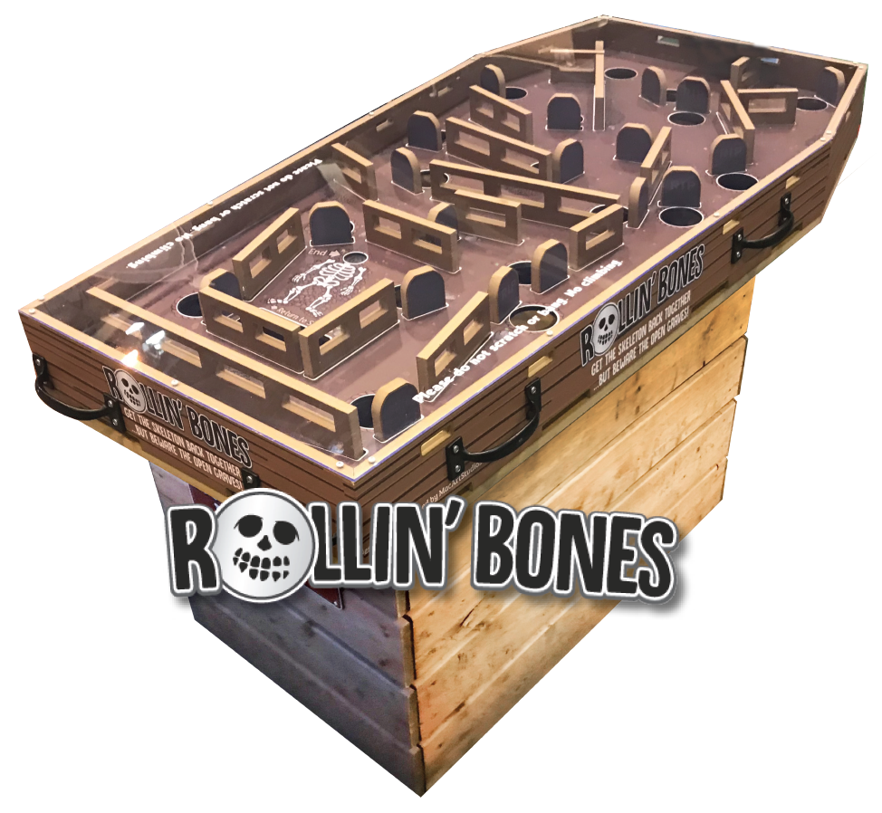 'Rolling Bones' Shaped Tilt-a-Maze
